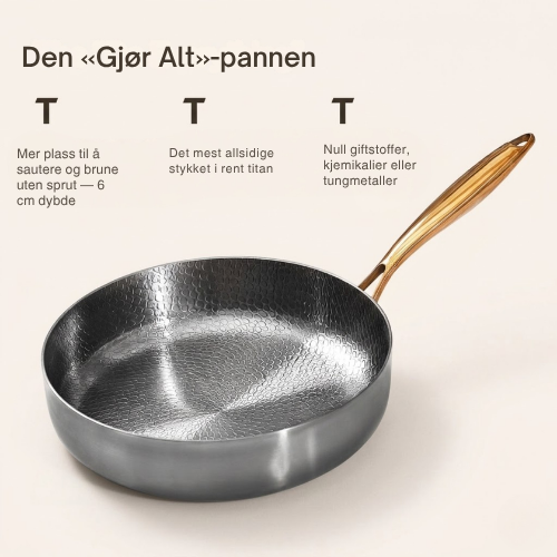 Titankjokken Komplett Signatur Titan Kokekarsett (14 Deler)