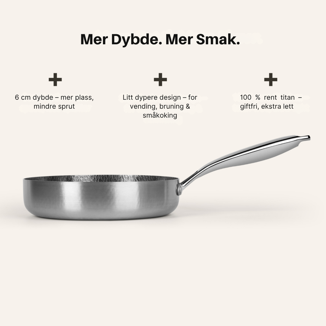 Titankjokken Hamret Pannesett